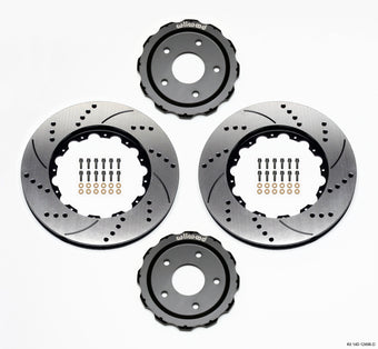 compare product Wilwood Hat/Rotor Kit Front Drilled 06-Up Corvette C6-Z06 (2pc Hat/Rtr)