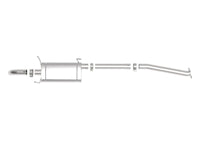 aFe ROCK BASHER 2.5in 409 SS Cat - Back Exhaust - 16 - 20 Toyota Tacoma L4 - 2.7L / V6 - 3.5L - My Store