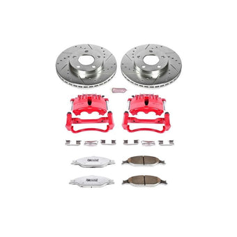 compare product Power Stop 99-02 Ford Mustang Front Z26 Street Warrior Brake Kit w/Calipers