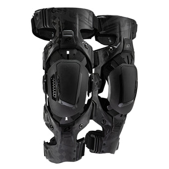 compare product EVS Web Eclipse Knee Brace Black Pair -Small