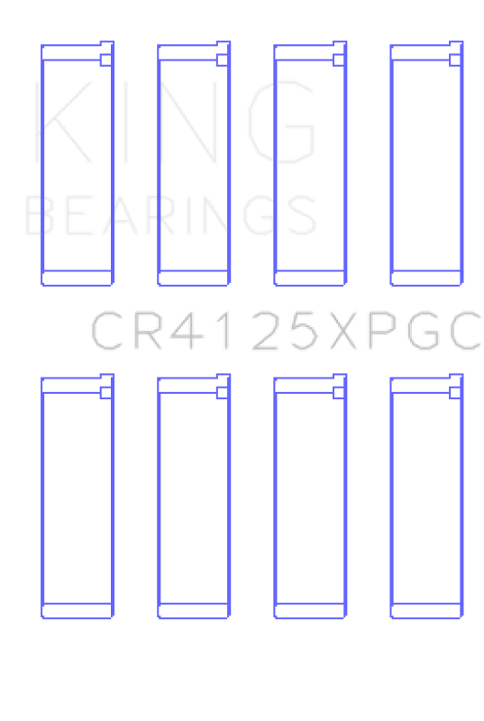 King Engine Bearings Subaru EJ20/EJ22/EJ25 pMaxKote Performance Rod Bearing Set - Size +.026mm - My Store