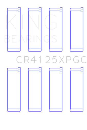 compare product King Engine Bearings Subaru EJ20/EJ22/EJ25 pMaxKote Performance Rod Bearing Set - Size +.026mm
