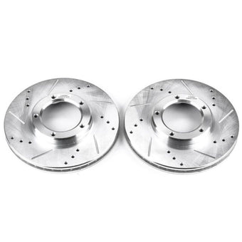 compare product Power Stop 95-04 Toyota Tacoma Front Evolution Drilled & Slotted Rotors - Pair