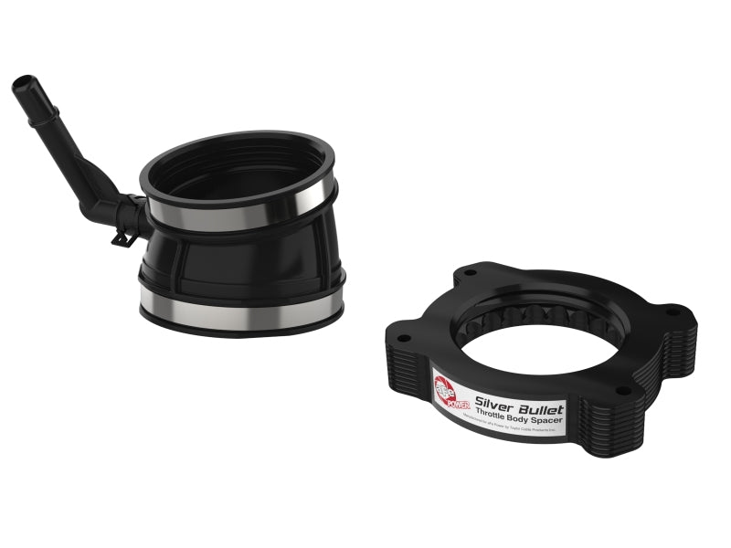 aFe 2020 Vette C8 Silver Bullet Aluminum Throttle Body Spacer / Works With Factory Intake Only - Blk - My Store