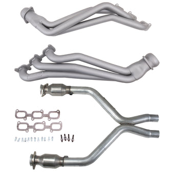 compare product BBK 11-14 Ford Mustang V6 1-3/4 Long Tube Headers w/High Flow Catted X-Pipe (Ti Ceramic)
