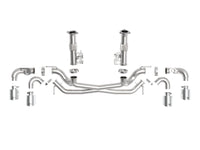 AFe MACH Force - Xp 304 Stainless Steel Cat - Back Exhaust Polished 2020 Chevrolet Corvette C8 - My Store