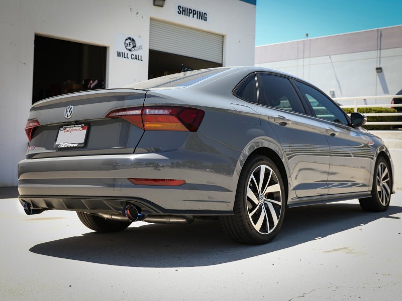 aFe 19 - 21 VW Jetta GLI (MKVII) L4 - 2.0L (t) MACH Force - Xp 304 SS Cat - Back Exhaust System Blue Tips - My Store