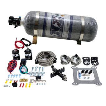 compare product Nitrous Express 4150 Covert Crossbar Plate System Stage 6 50-300HP (12lb Bottle)