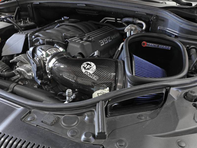 aFe 12 - 21 Jeep Grand Cherokee 6.4L Track Series Carbon Fiber Cold Air Intake System w/Pro 5R Filter - My Store