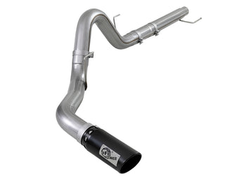 compare product aFe Large Bore-HD 4in 409 SS DPF-Back Exh 18-19 Ford F-150 V6-3.0L (td) w/ Black Tip