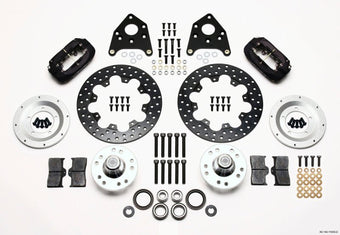 compare product Wilwood Forged Dynalite Front Drag Kit Drilled Rotor 1970-1973 Mustang Disc & Drum Spindle
