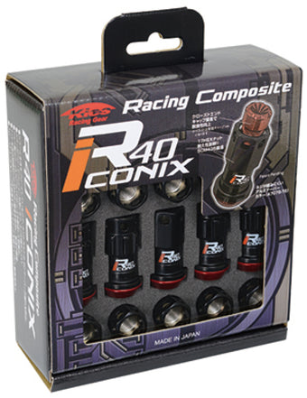 compare product Project Kics 14X1.50 Black Lock w/ Gold Floating Washer w/ Capless Lug Nuts 16+4
