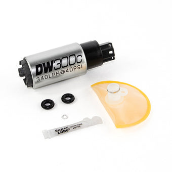 compare product DeatschWerks 340lph DW300C Compact Fuel Pump w/ 07-13 Holden Commodore Set Up Kit (w/o Mount Clips)