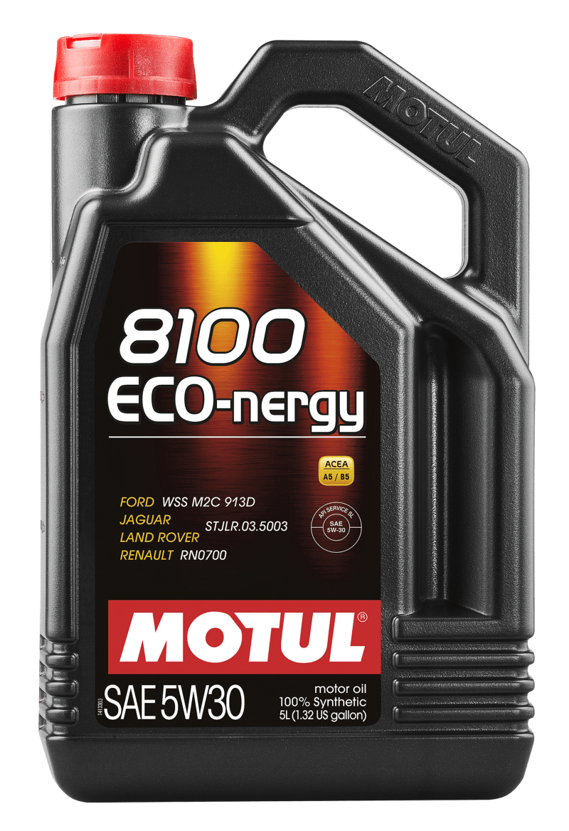 Motul 5L Synthetic Engine Oil 8100 5W30 ECO - NERGY - Ford 913C - My Store