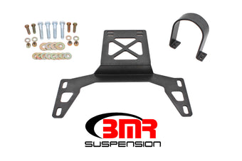 compare product BMR 07-14 Shelby GT500 Front Driveshaft Safety Loop - Black Hammertone