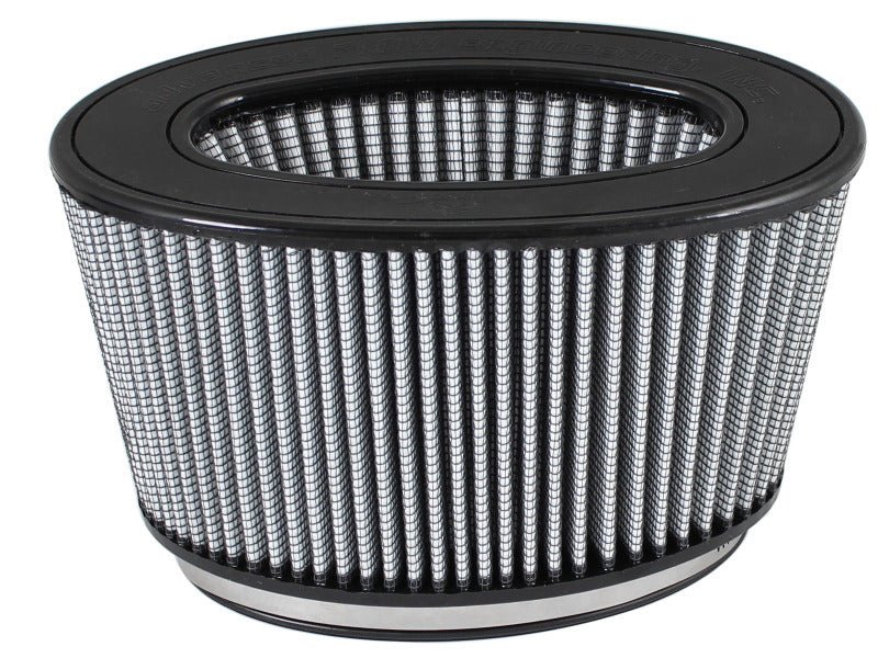 aFe Magnum FLOW Pro DRY S Air Filter 7x3in F 8 - 1/4x 4 - 1/4in B 9 - 1/4x5 - 1/4in T 5in H - My Store