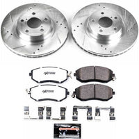 Power Stop 13 - 16 Subaru BRZ Front Z26 Street Warrior Brake Kit - My Store