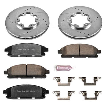 compare product Power Stop 96-98 Nissan Pathfinder Front Z36 Truck & Tow Brake Kit