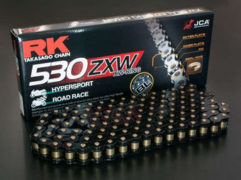 compare product RK Chain BL530ZXW-120L XW-Ring - Black Scale