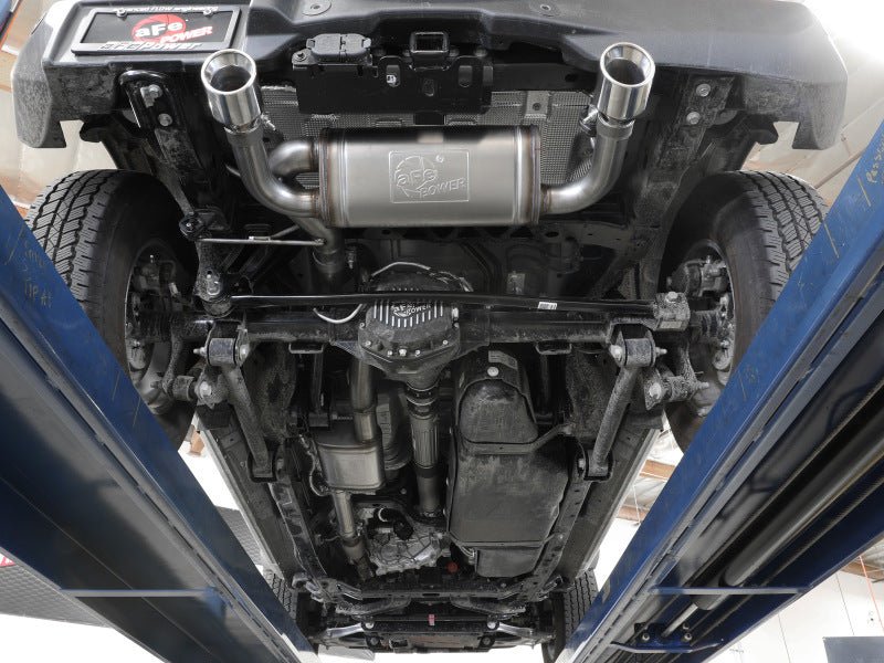 aFe 2021+ Ford Bronco L4 - 2.3L (t) / V6 - 2.7L (tt) Vulcan 3in. to 2.5in. SS Cat - Back - Carbon - My Store