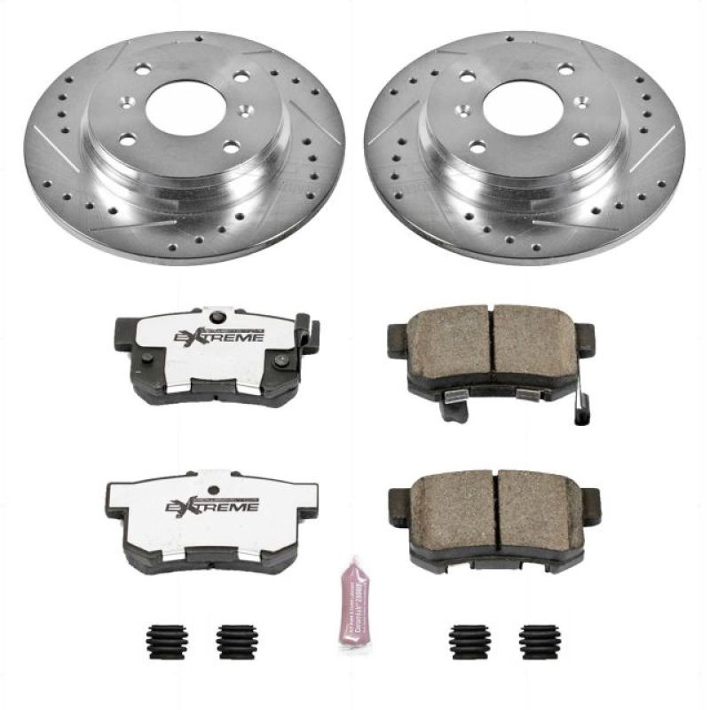 Power Stop 92 - 96 Honda Prelude Rear Z26 Street Warrior Brake Kit - My Store