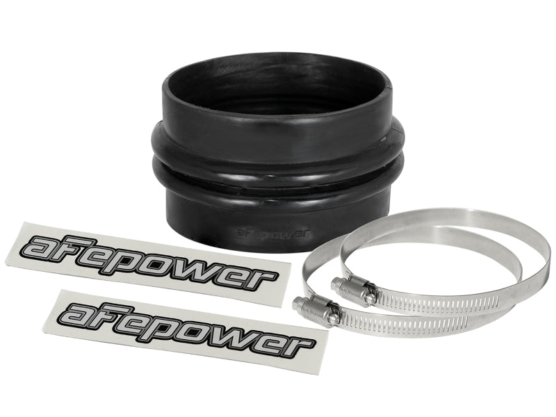 aFe Magnum FORCE Intake Coupling Kit (3 - 3/4 IN ID x 2 - 1/2 IN L) Straight Bellow - Coupler - Black - My Store