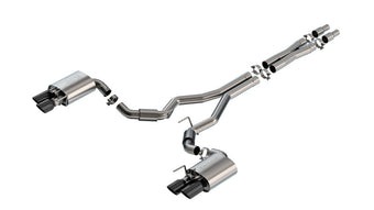 compare product Borla 2024 Ford Mustang GT 5.0L V8 w/ Active Exhaust S-Type Cat-Back Exhaust System - Black Chrome