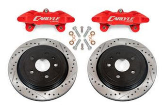compare product BMR 14-19 Chevrolet Corvette Brake Kit For 15in Conversion Drilled And Slotted Rotors/Red Calipers