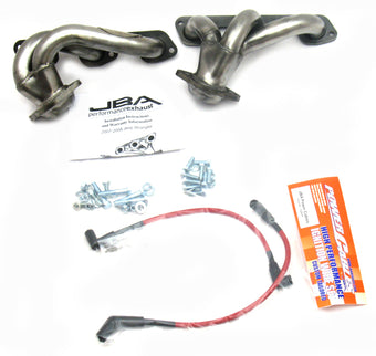 compare product JBA 07-11 Jeep 3.8L V6 1-1/2in Primary Raw 409SS Cat4Ward Header