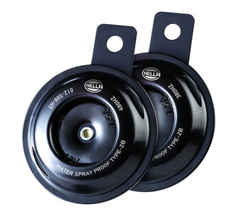 compare product Hella Horn Kit Bx Blk Disc Mcycle 12V Univ