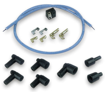 compare product Moroso Ignition Coil Wire Kit - Blue Max - Spiral Core - 8mm - 3ft - Blue