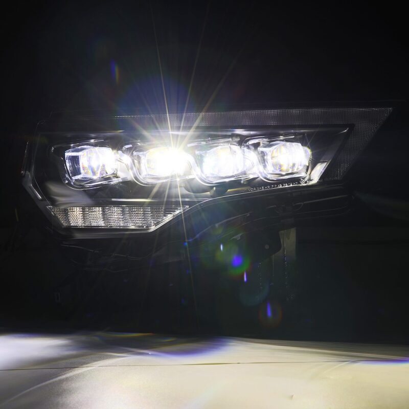 AlphaRex 14 - 22 Toyota 4Runner (2021 Req. Conv) NOVA LED Proj HL Blk w/Actv Light & Seq. Sig + SB DRL - My Store
