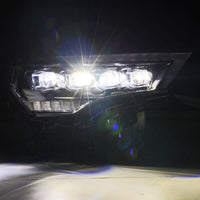 AlphaRex 14 - 22 Toyota 4Runner (2021 Req. Conv) NOVA LED Proj HL Blk w/Actv Light & Seq. Sig + SB DRL - My Store