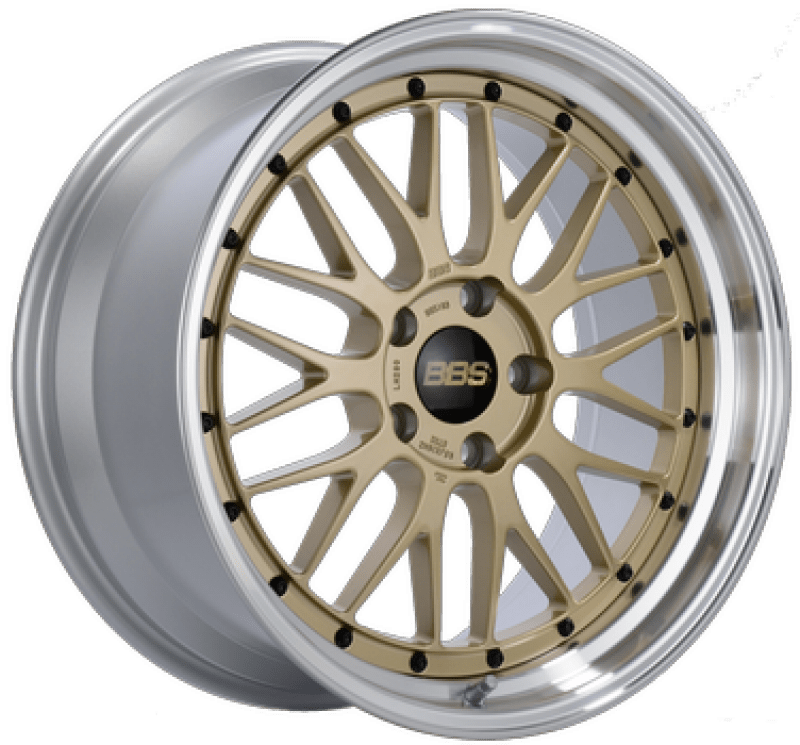 BBS LM 19x9 5x112 ET34 Gold Center Diamond Cut Lip Wheel - 82mm PFS/Clip Required - My Store