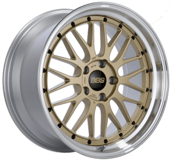 compare product BBS LM 19x9 5x120 ET27 Gold Center / Diamond Cut Lip Wheel -82mm PFS/Clip Required