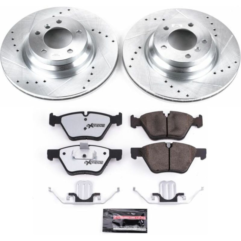 Power Stop 2006 BMW 330xi Front Z26 Street Warrior Brake Kit - My Store