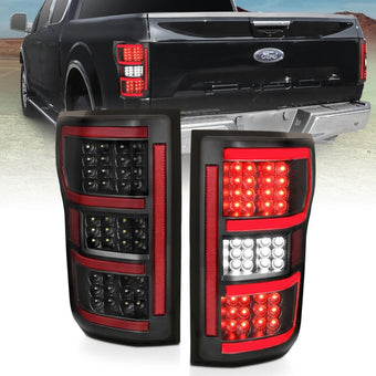 compare product ANZO 18-19 Ford F-150 LED Taillights Black