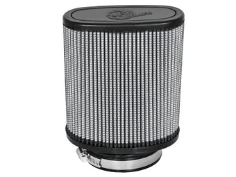 compare product aFe Magnum FLOW Pro DRY S Universal Air Filter 3.5in Flange 5.75x5in Base 6x2.75in Top 6.5in Height