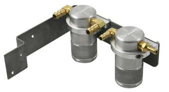 compare product Moroso 08-14 Subaru WRX Air/Oil Separator Catch Can - Small Body - Billet Aluminum