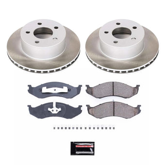 compare product Power Stop 97-99 Jeep Wrangler Front Semi-Coated Rotor Kit