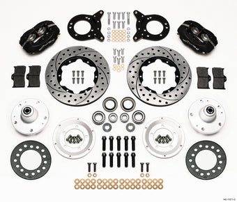 compare product Wilwood Forged Dynalite Front Kit 11.00in Drilled 1965-1969 Mustang Disc & Drum Spindle