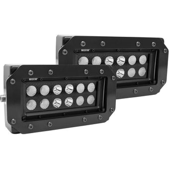 compare product Westin HDX Flush Mount B-FORCE LED Light Kit (Set of 2) w/wiring harness - Black