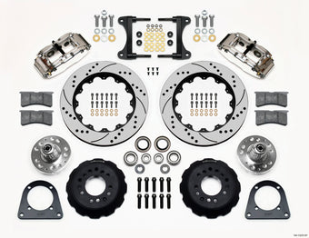 compare product Wilwood Narrow Superlite 6R Front Hub Kit 14.00in Drill Pol TCI-IFS 71-78 (Pinto Based)