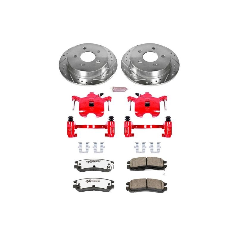 Power Stop 04 - 05 Buick Century Rear Z26 Street Warrior Brake Kit w/Calipers - My Store