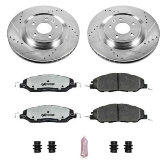 compare product Power Stop 11-14 Ford Mustang Front Z26 Street Warrior Brake Kit