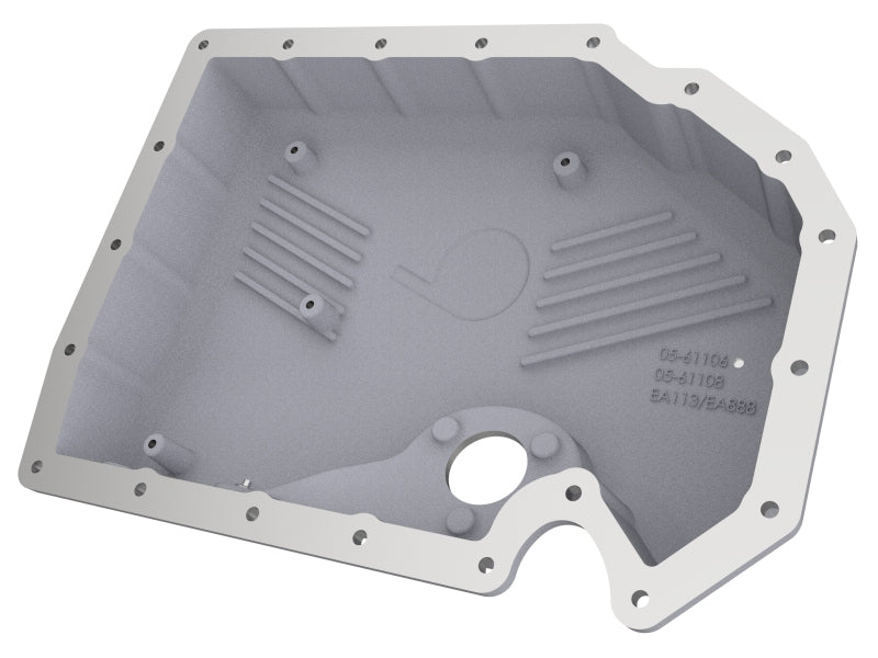 aFe 05 - 19 VW 1.8L/2.0L w/ Oil Sensor Engine Oil Pan Raw POWER Street Series w/ Machined Fins - My Store