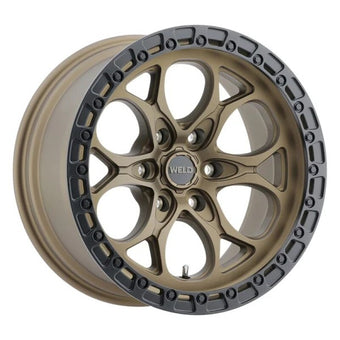 compare product Weld 18x9 Ledge 6 6x139.7 ET-12 BS 4.50 Satin Bronze / Satin Black Ring 106.1