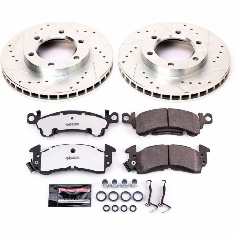 Power Stop 71 - 74 Chevrolet Blazer Front Z26 Street Warrior Brake Kit - My Store