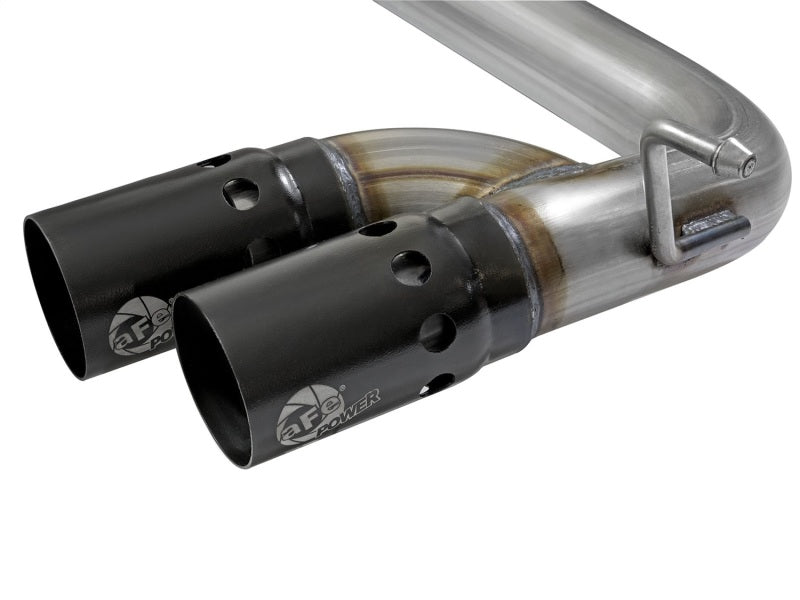 aFe Rebel Series DPF - Back 3in Side Exit SS Exhaust w/ IC Black Tip 2016 GM Colorado/Canyon 2.8L (td) - My Store