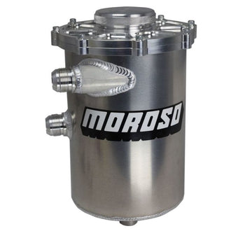 compare product Moroso 13in Tall 7in Dia 5qt Dry Sump Tank